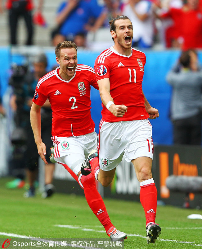 威尔士不敌斯洛伐克：贝尔威廉斯梅开二度